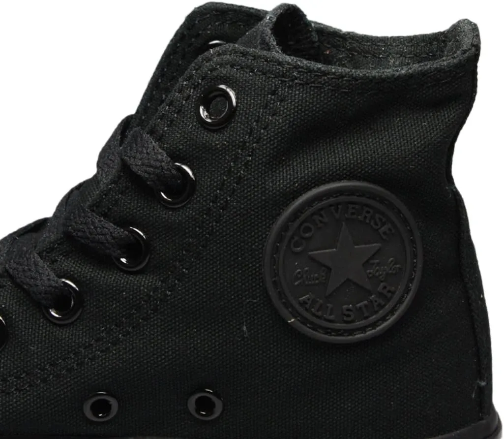 Converse Hi Black Monochrome Unisex Canvas Ankle Trainers