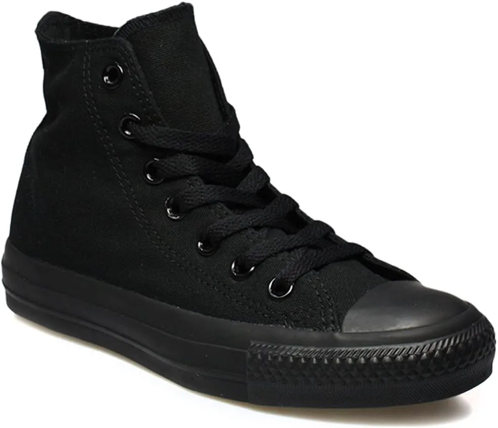 Converse Hi Black Monochrome Unisex Canvas Ankle Trainers