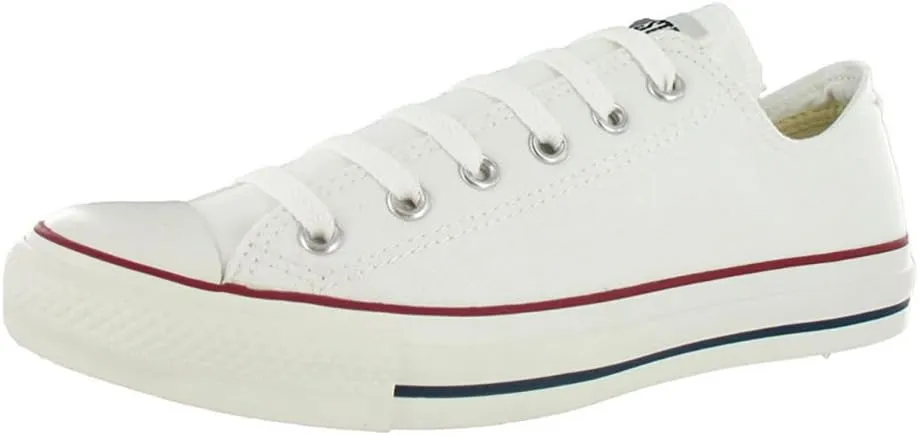 Converse Men's, White Canvas, 11.5 Women/9.5 Men