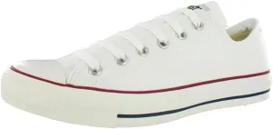 Converse Men's, White Canvas, 11.5 Women/9.5 Men