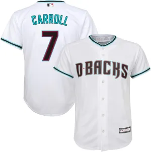 Corbin Carroll Arizona Diamondbacks MLB Kids Youth 8-20 White Home Player Jersey