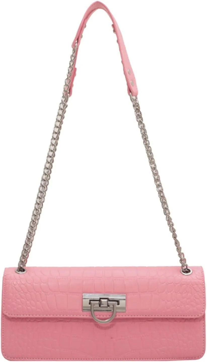 cross-body bag Crocodile Print Chain Shoulder Crossbody Bag
