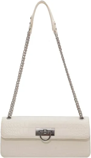 cross-body bag Crocodile Print Chain Shoulder Crossbody Bag