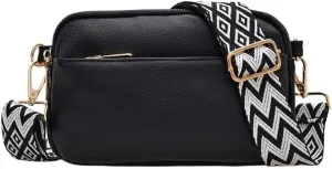 cross-body bag Premium Crossbody Wide Strap Shoulder Bag