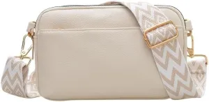 cross-body bag Premium Crossbody Wide Strap Shoulder Bag