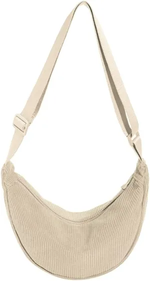 Crossbody Bag Hobo Sling Crescent Bag Women Men Trendy Small Shoulder Bag Purse Dumpling Bag Casual Handbag Adjustable Strap