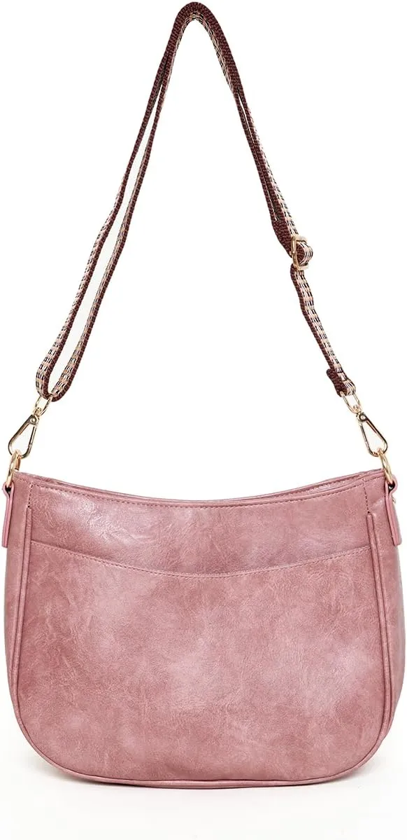Crossbody Bags for Women Handbags Shoulder Bag with Adjustable Strap Women's Crossbody Purses Vegen Leather Hobo Bags