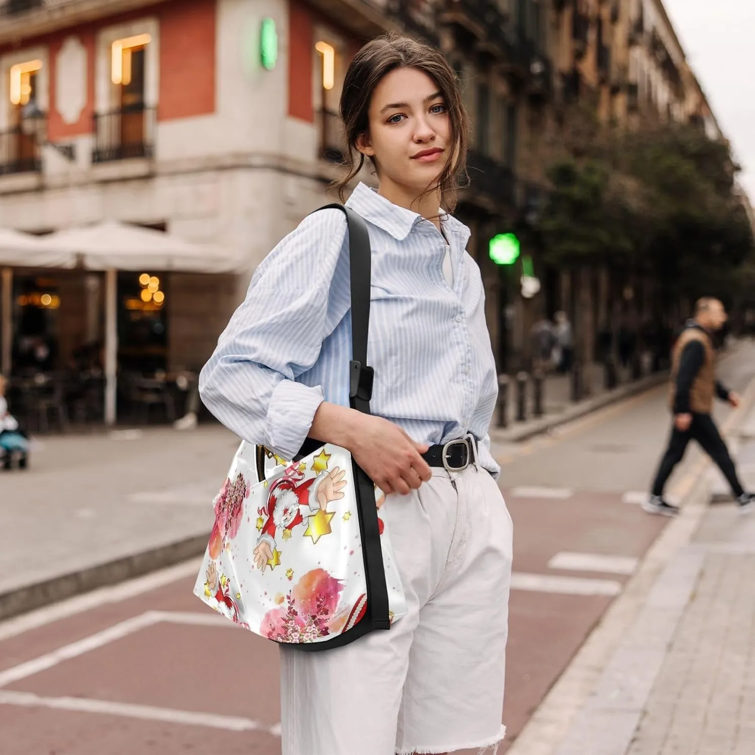 Crossbody Bags for Women Vegan Leather Shoulder Handbag Purses for Women with Adjustable Wide Strap Patternt 1