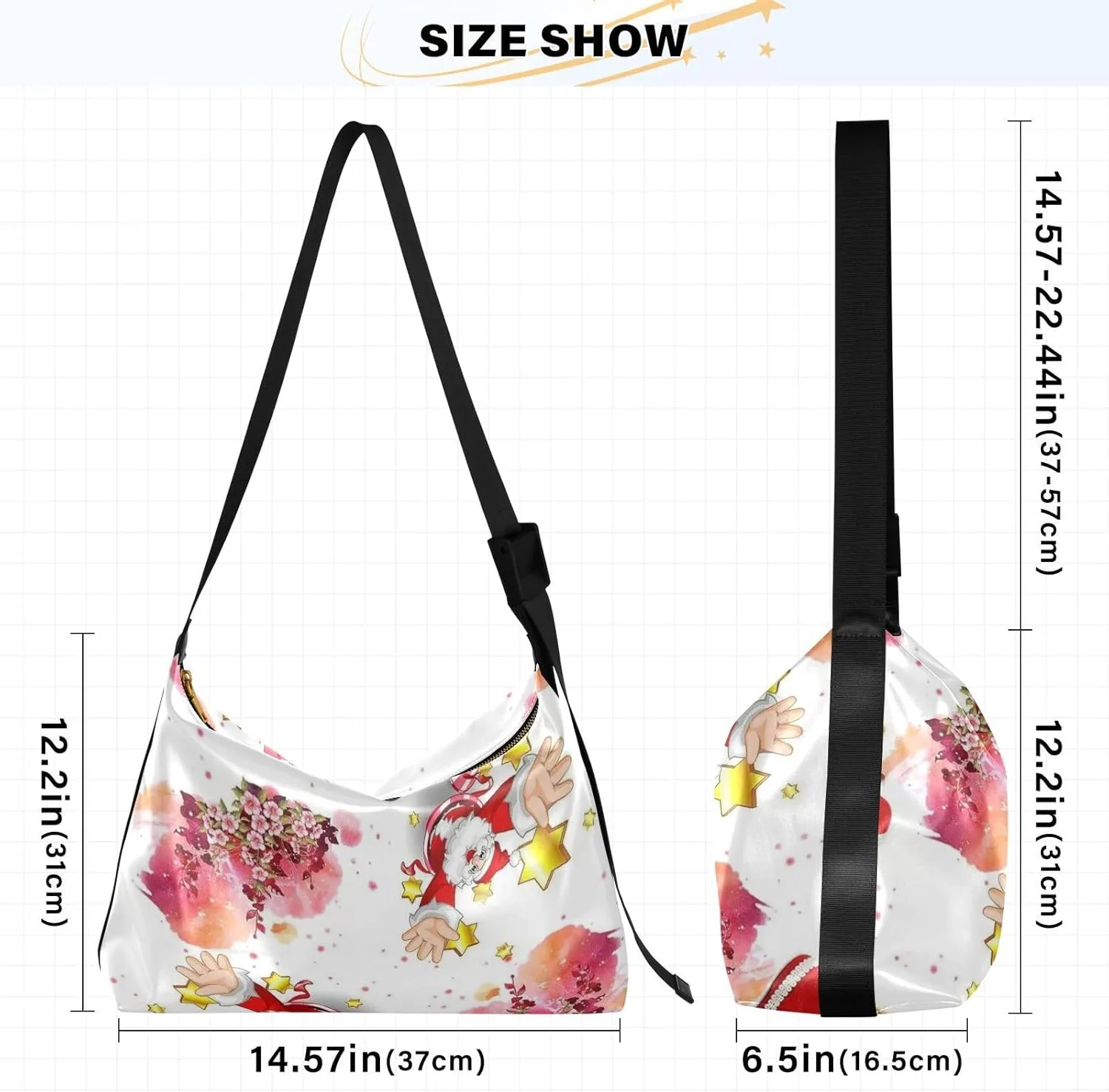 Crossbody Bags for Women Vegan Leather Shoulder Handbag Purses for Women with Adjustable Wide Strap Patternt 1