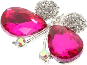 Crystal Glass Brooch Rhinestones Fashionable Applique Patch for Diy Clothing Accessories