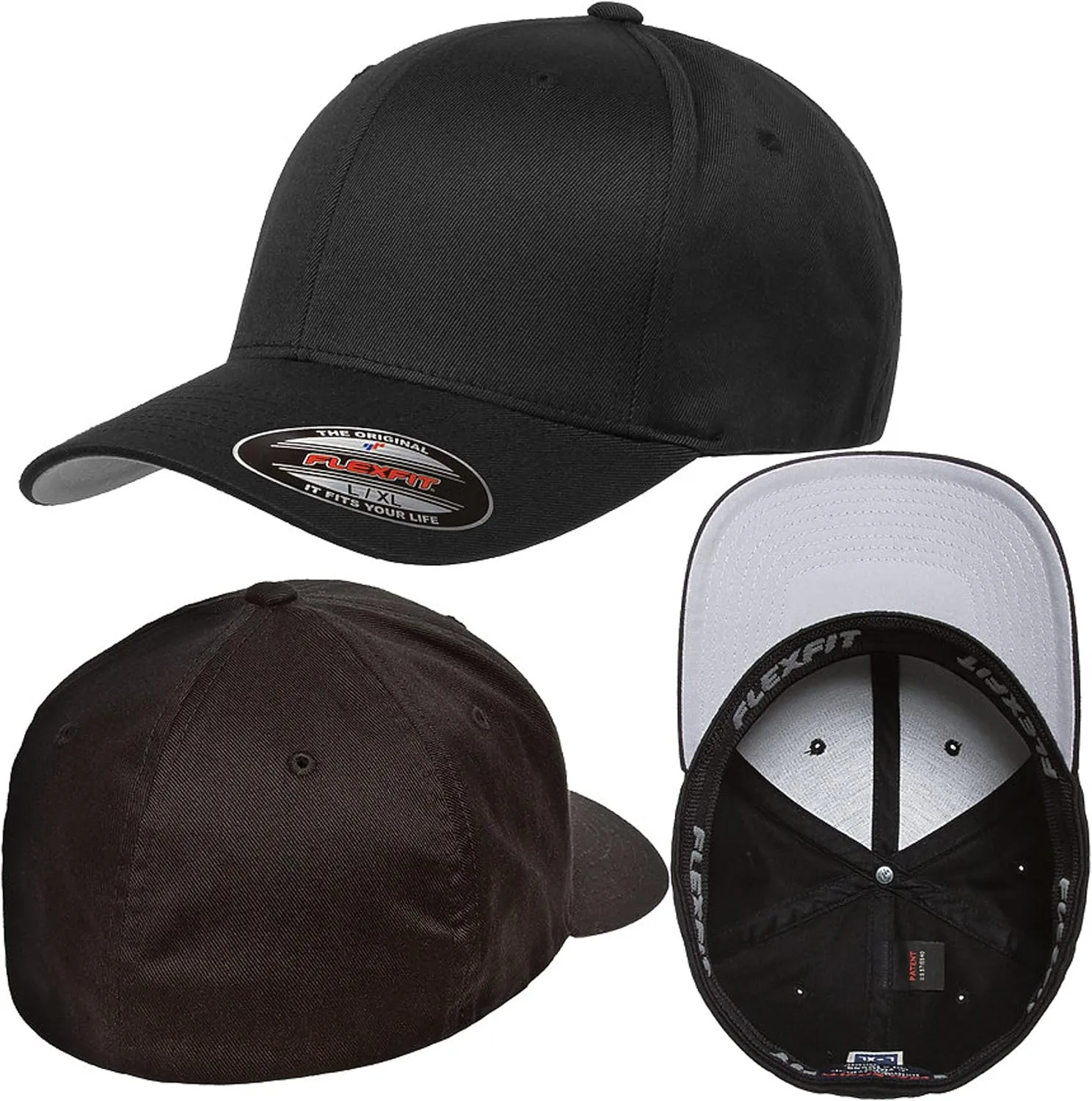 Custom Hat Flexible Fit 6277 6533 6477 Delta & More Embroidered. Your Own Text Curved Bill