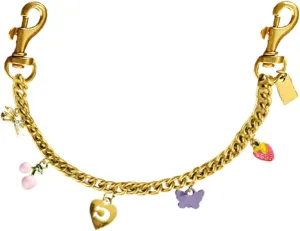 Cute Cherry Gold Bag Charms Wallet Chain Keychains Purse Accessories For Women