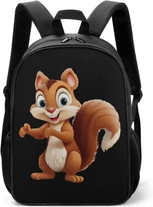 Cute Chipmunk Backpack Travel Backpack Daypack Purse Shoulder Bag Casual Daily Bag for Unisex