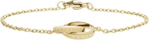 Daniel Wellington Elan Unity Chain Bracelet - 316L Stainless Steel, Interlocking Double Circle Bracelet for Women & Men