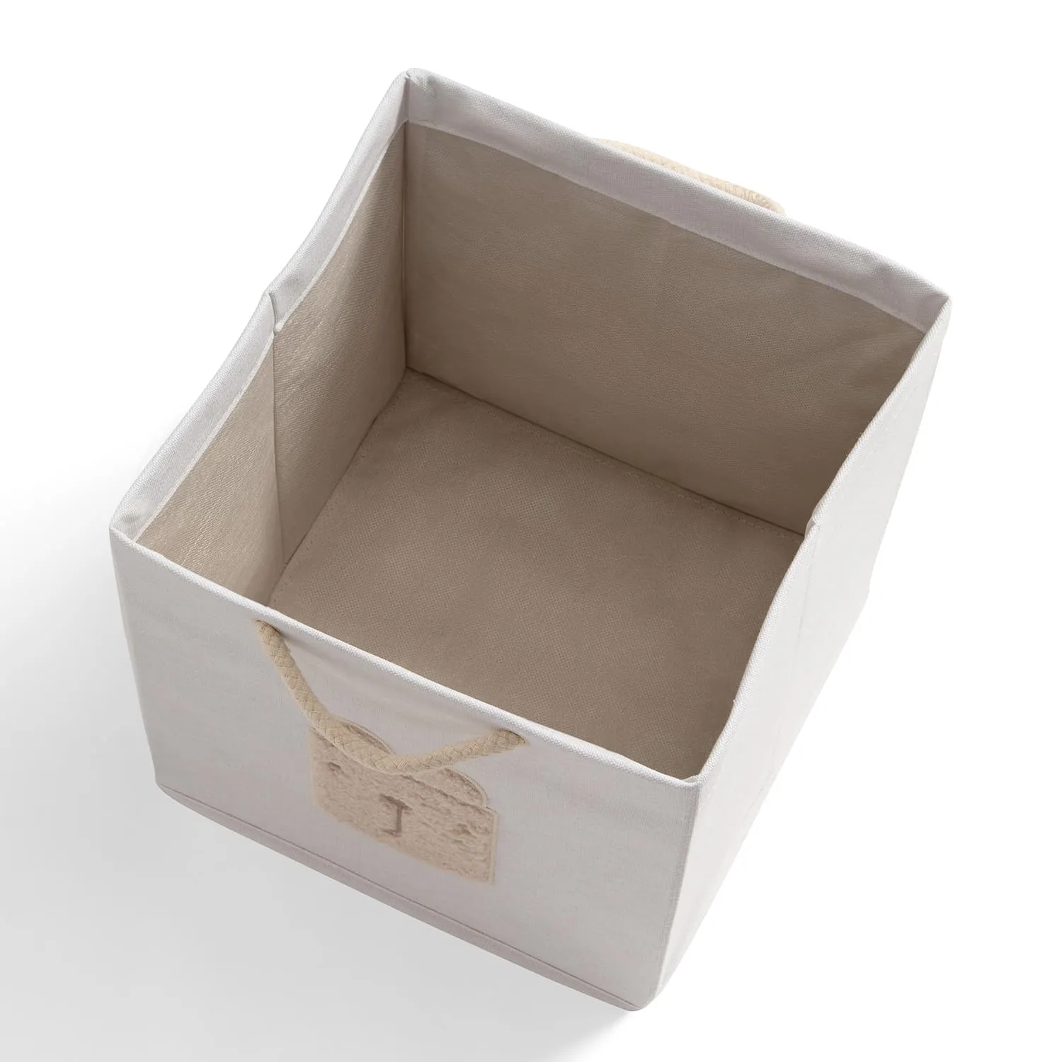 Delta Children, Gap babyGap 4-Pack Brannan Bear Fabric Storage Bins with Handles, Tan