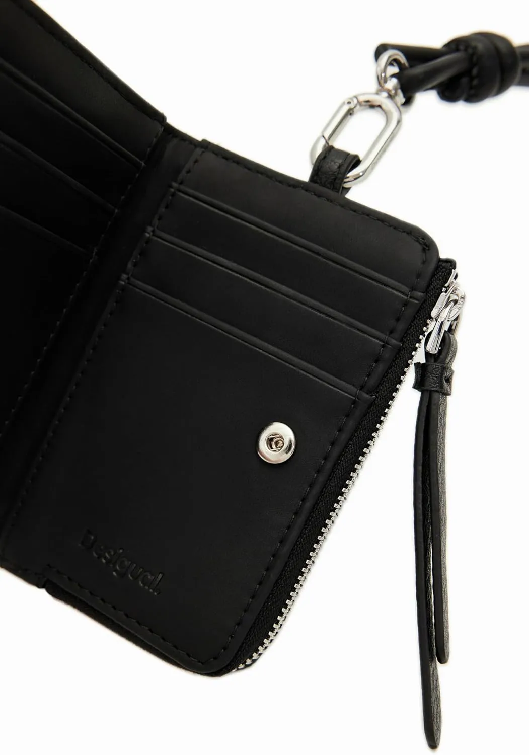 Desigual Small Die-Cut Floral Wallet