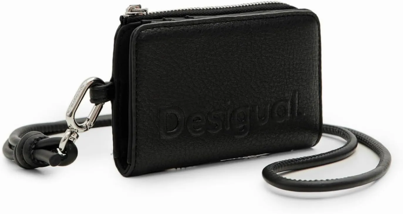 Desigual Small Die-Cut Floral Wallet