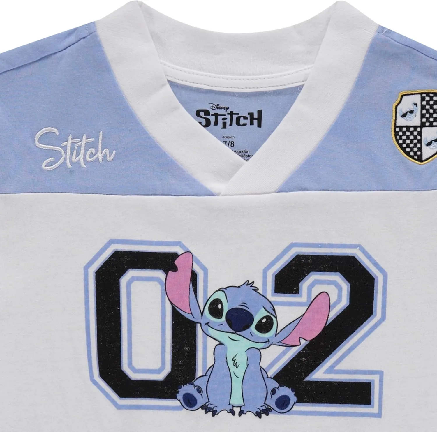 Disney Girls Lilo & Stitch Soccer Jersey T-Shirt - Girls Sizes 4-16