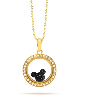 Disney Mickey & Minnie Mouse Petite Living Locket Set