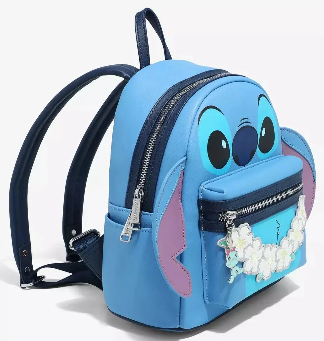 Disney Mini Backpack Stitch Lei Cosplay Loungefly