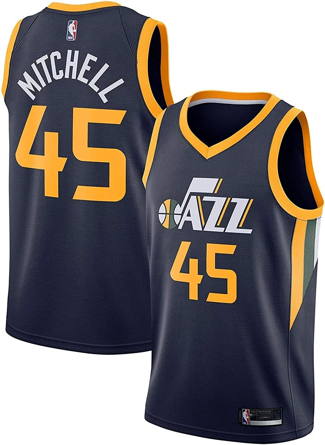 Donovan Mitchell Utah Jazz #45 Youth 8-20 Navy Icon Edition Swingman Jersey