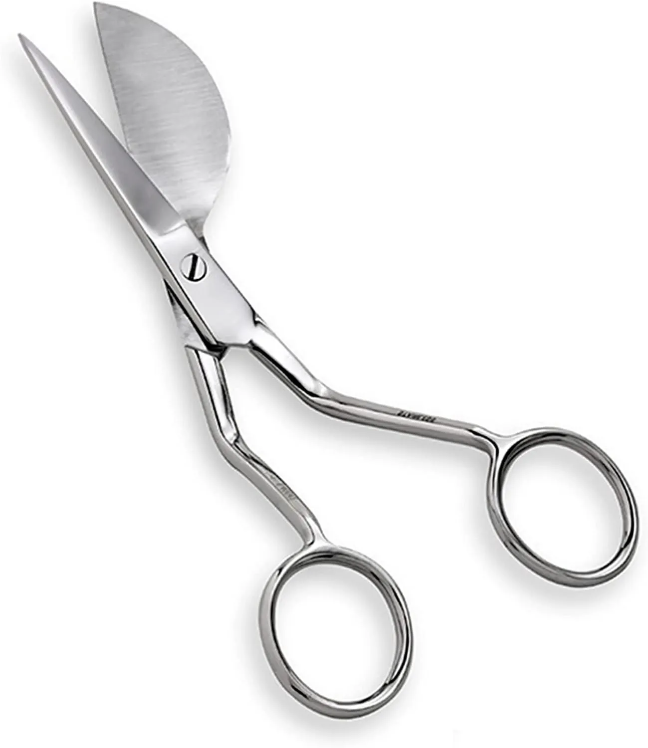 Duck Bill Applique Scissors 6" Paddle Shaped for Arts, Craft, Fabric & Embroidery