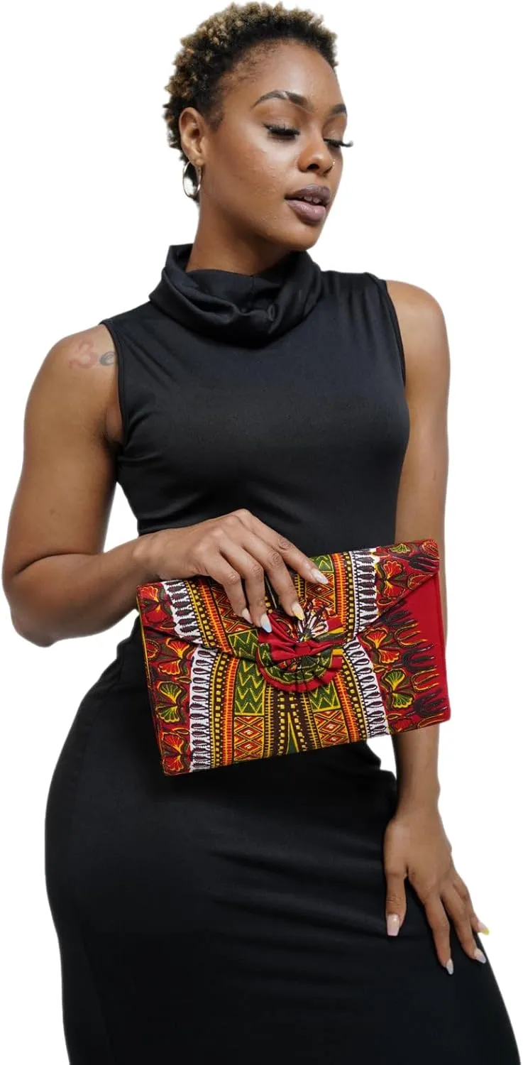 Dupsie's African Print Clutch Purse