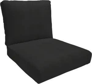 Eddie Bauer Cushion, 26" X 26" X 5", Canvas Black