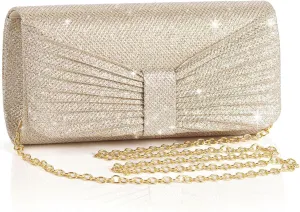 Evening Bag Clutch Purses for Women Wedding Bag Sparkling Party Handbag with Detachable Chain