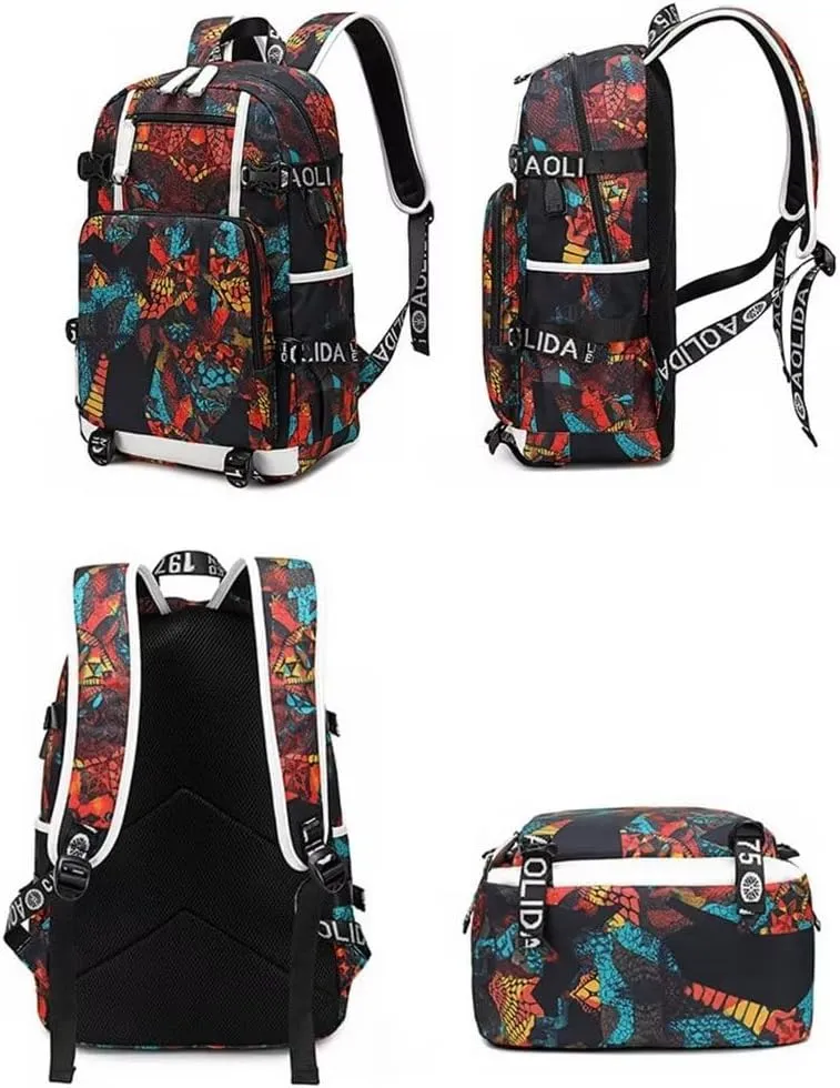 FANwenfeng Basketball Player GA34 Luminous Backpack Travel Backpack Fans Bag (Style 3)