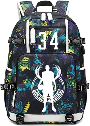 FANwenfeng Basketball Player GA34 Luminous Backpack Travel Backpack Fans Bag (Style 3)