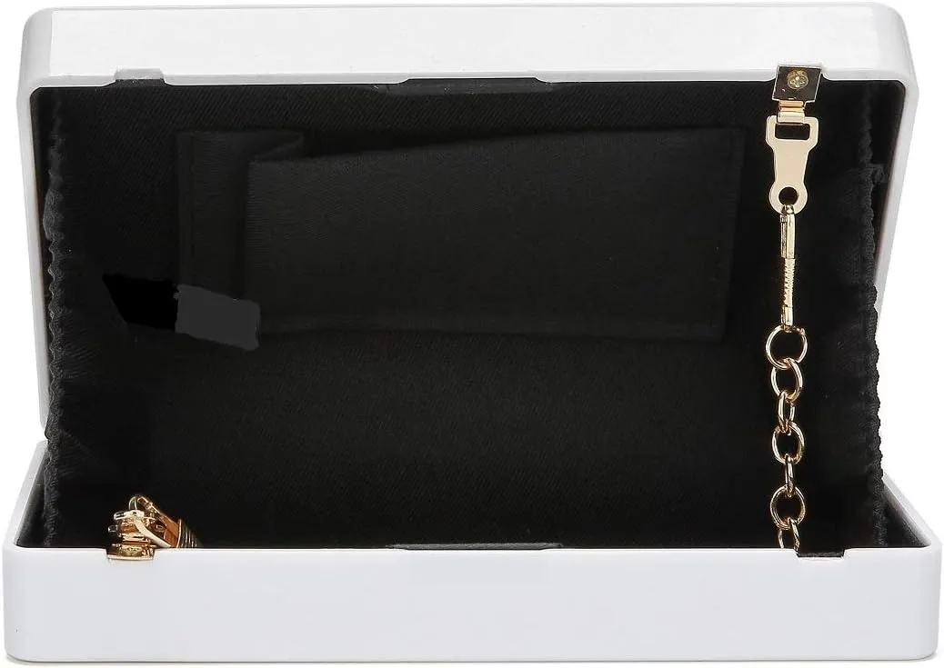 Fashion Box Clutch Handbag Shoulder Bag - American Flag, British Flag, Canadian Flag