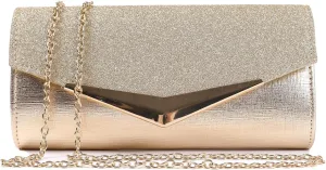 Fashion Clutch Women Evening Bags for Women Wedding Formal Prom Handbag purse Glitter Flap
