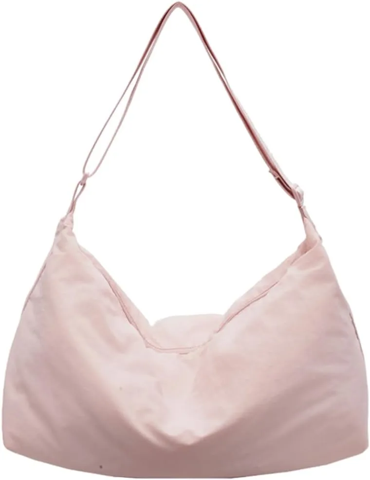 Fashion Nylon Crossbody Bag For Ladies Large Compartment Shoulder Purse Armpit Bag For Students And Commuters