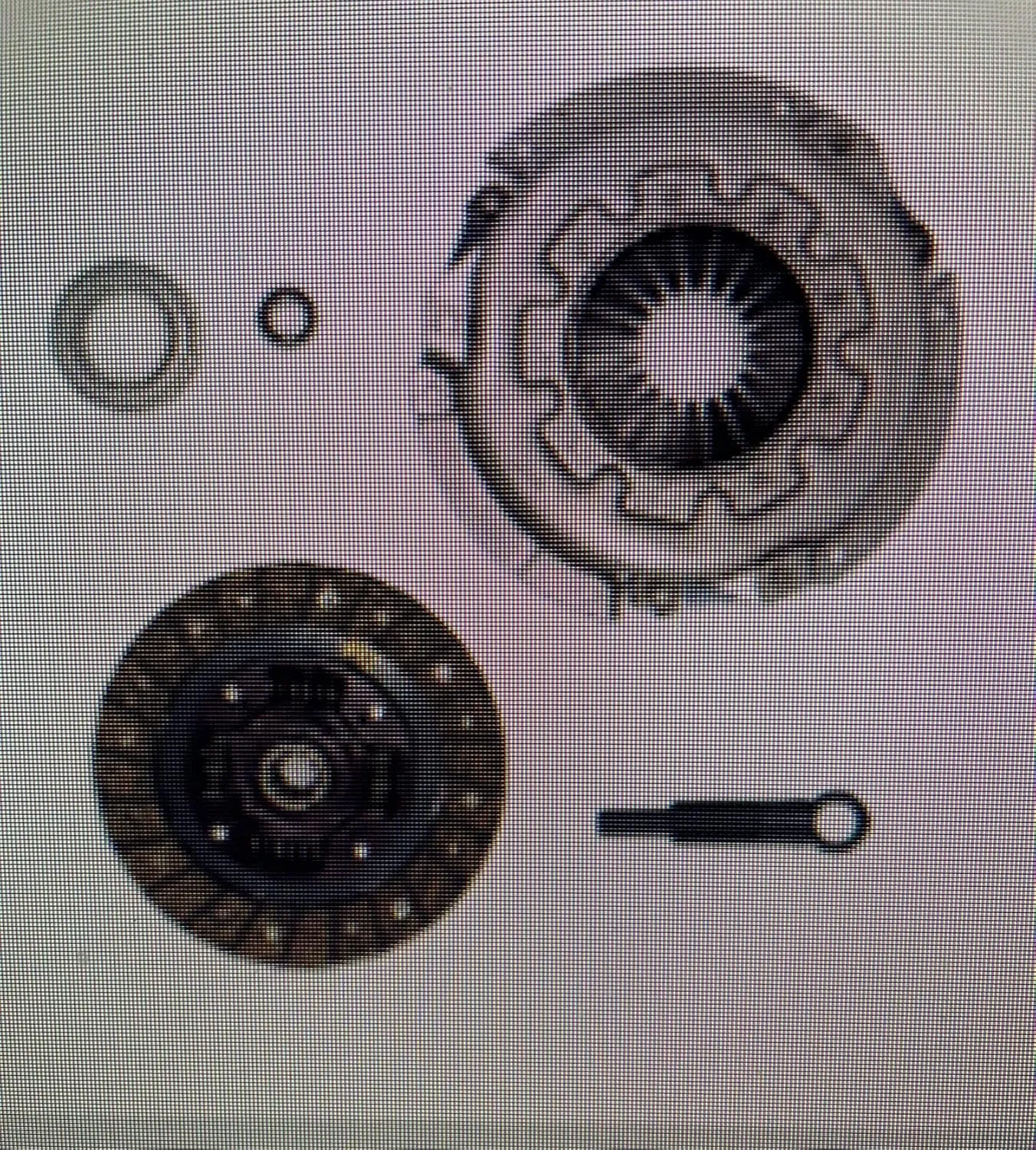 Fits KIOTI TRACTOR SINGLE CLUTCH KIT ASSEMBLY 8 1/2 INCH Fits Models L235, L245, 275, L285, L295 L345, L2050, L2201,L2500,L2650