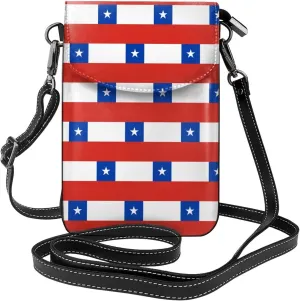 Flag of Chile Women's crossbody bag, crossbody phone bag, tassel wallet with shoulder strap, best gift for women.