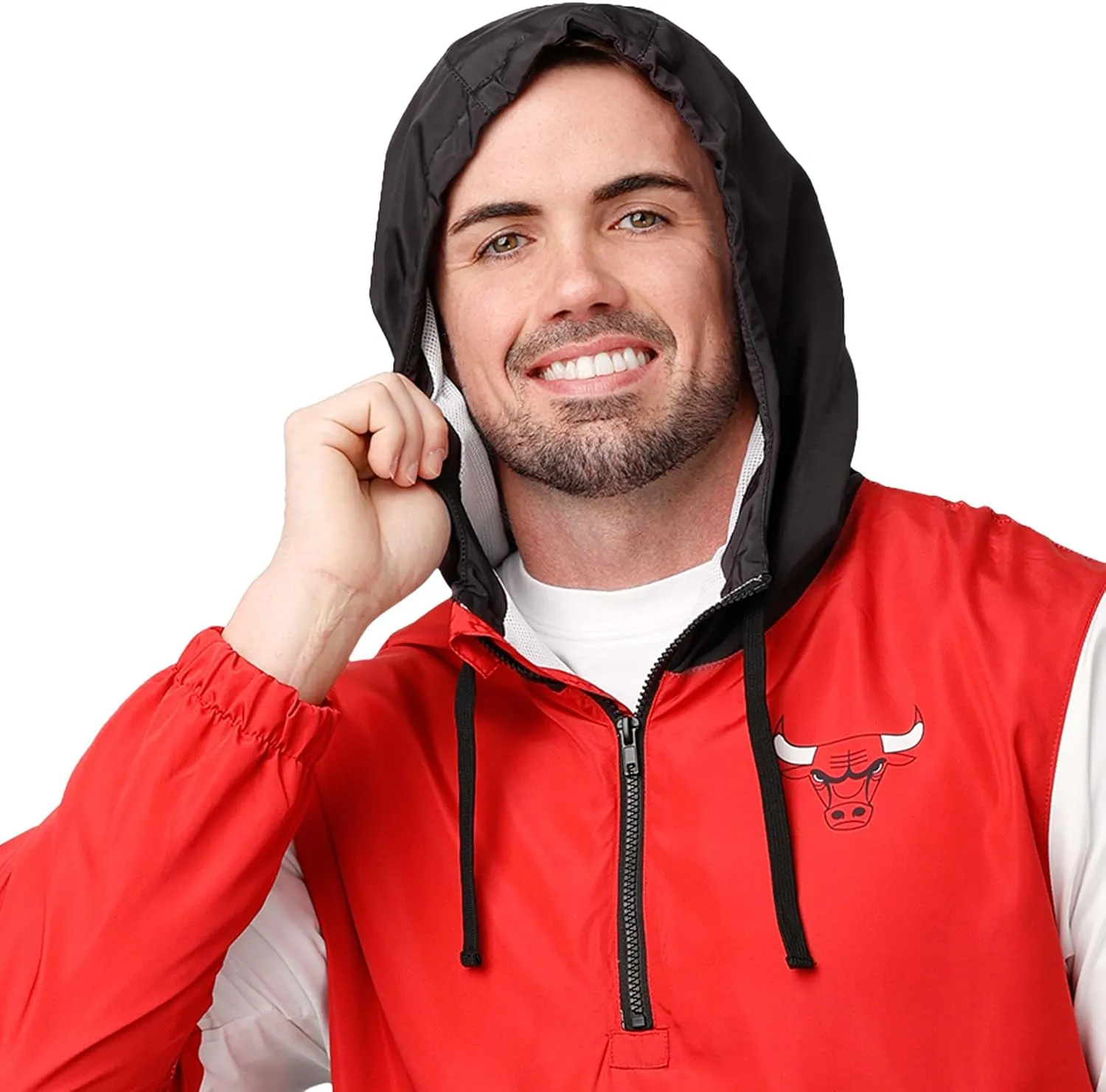FOCO Men's NBA Team Logo Warm-up Windbreaker Jacket