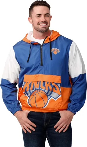 FOCO Men's NBA Team Logo Warm-up Windbreaker Jacket
