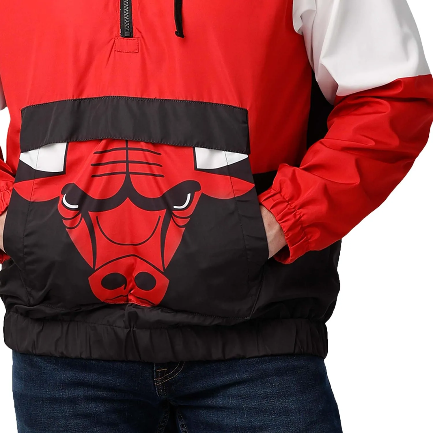 FOCO Men's NBA Team Logo Warm-up Windbreaker Jacket