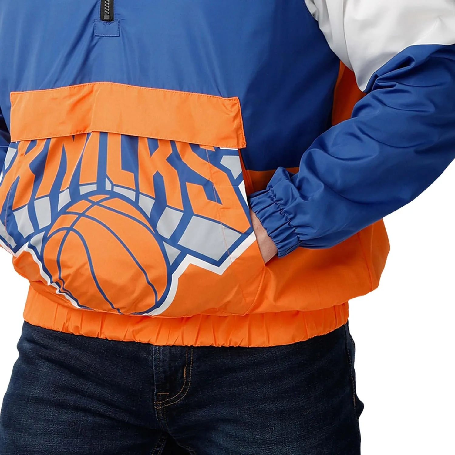 FOCO Men's NBA Team Logo Warm-up Windbreaker Jacket