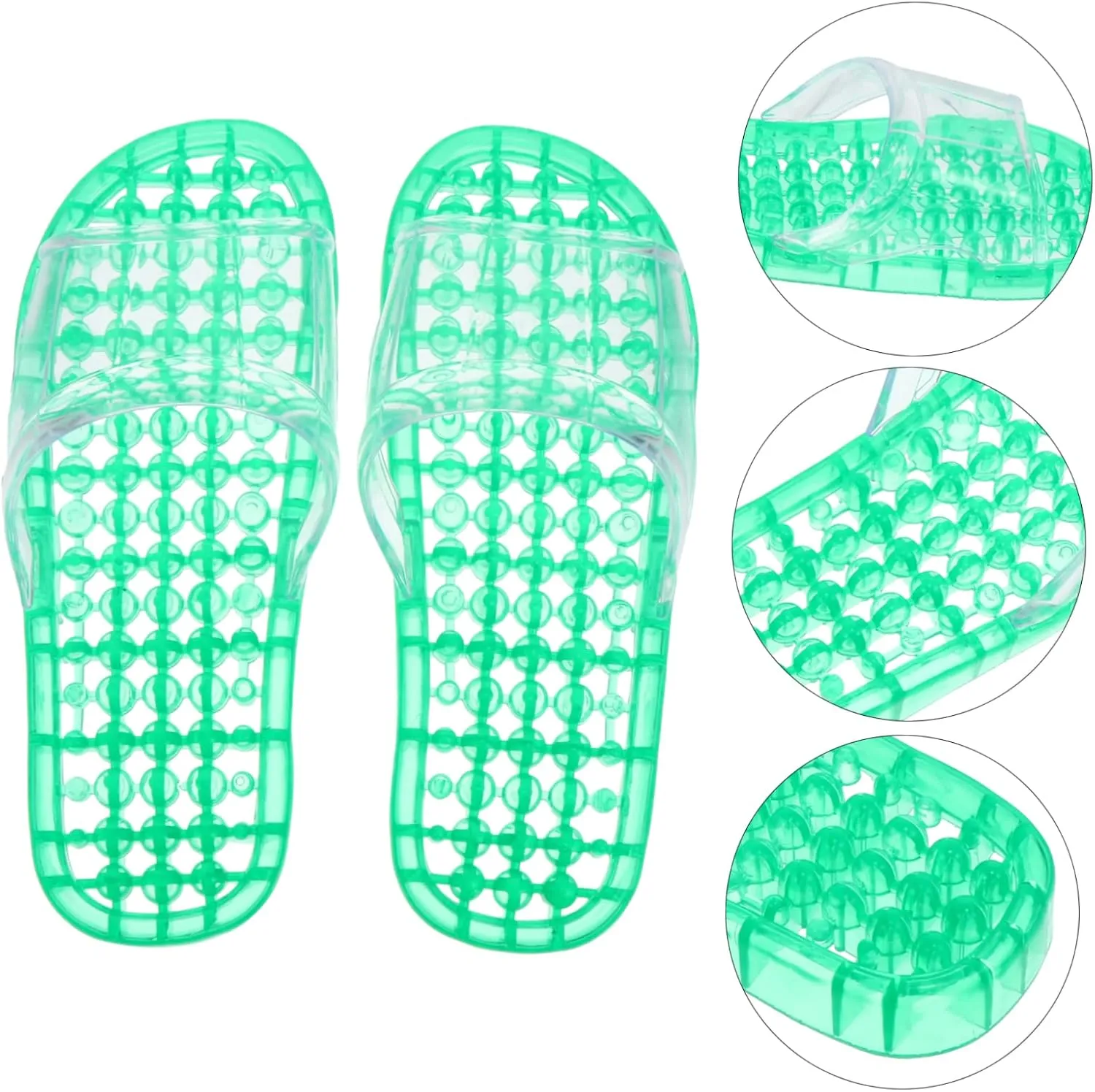 Foot Massage Slippers for Women Shower Shoes Washable House Slippers Design