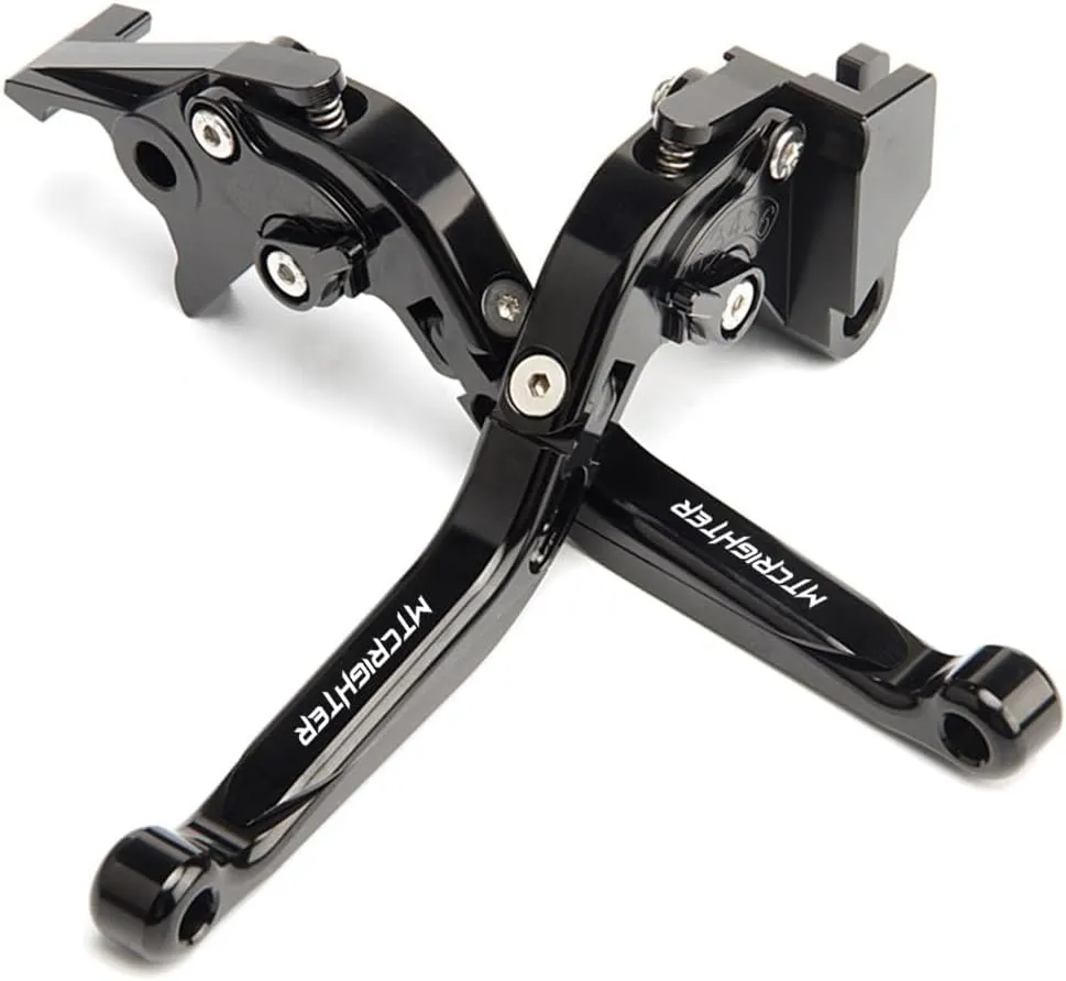for CFMOTO Ibex 450 Ibex 800/ E/T/S Retractable Foldable Brake Lever Clutch Lever, CNC Aluminum Alloy Made (Black)