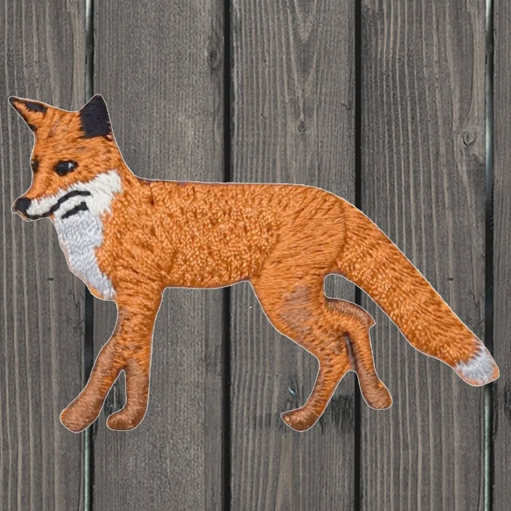 Fox Embroidered Patch — Iron On