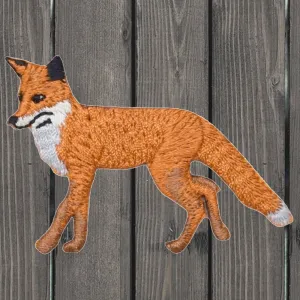 Fox Embroidered Patch — Iron On