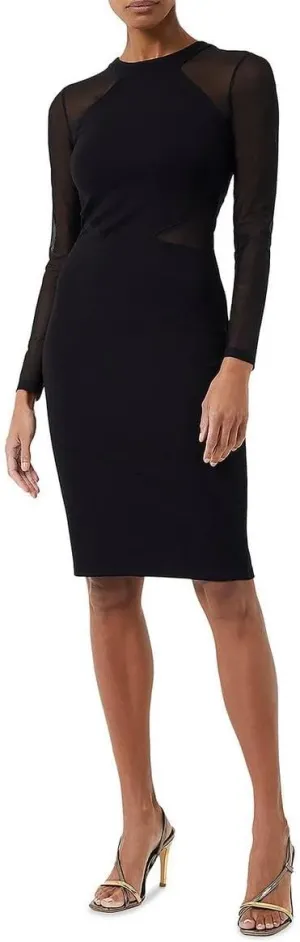 French Connection Womens Viven Jersey Knee Length Mini Dress