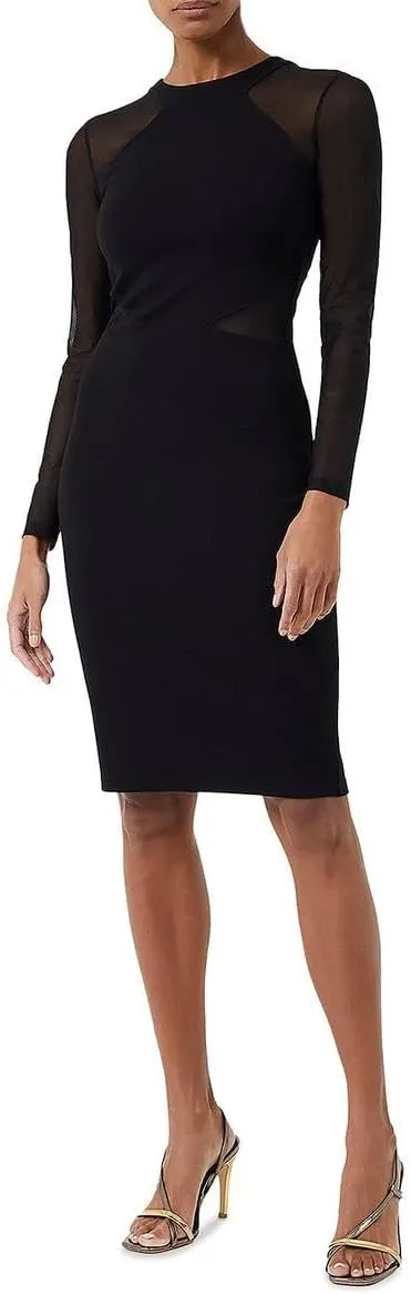 French Connection Womens Viven Jersey Knee Length Mini Dress