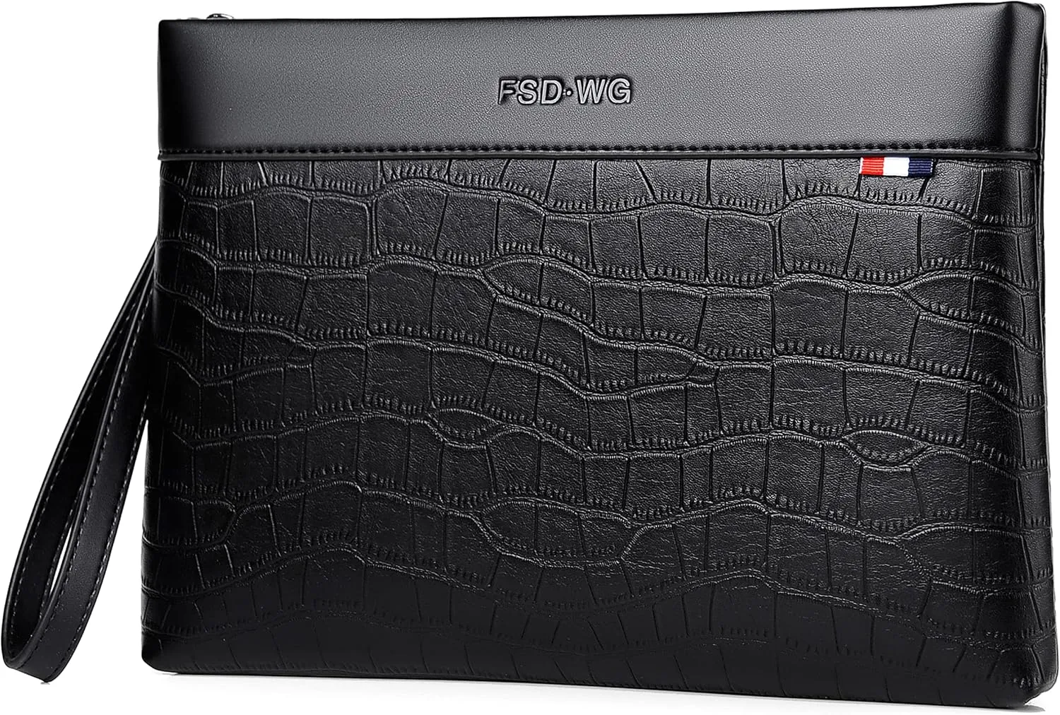 FSD.WG Mens Clutch Bag Man Purse Handbag 12 inches Large Hand Bag Big Clutch Wallet