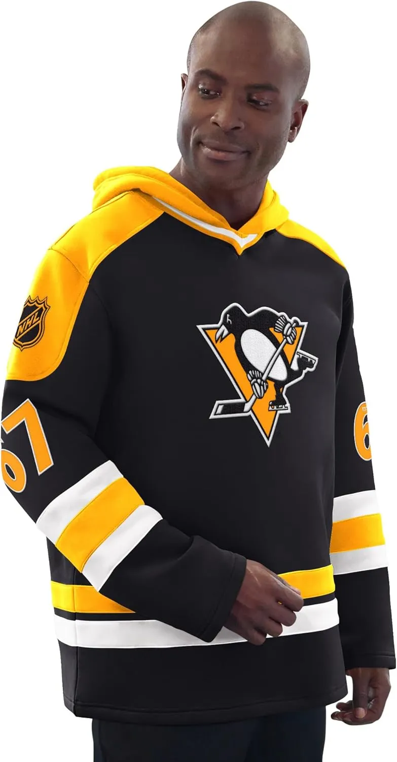G-III Sports Men's Hockey Style Jersey Hood Sweatshirt