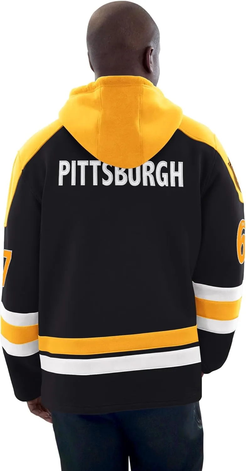 G-III Sports Men's Hockey Style Jersey Hood Sweatshirt