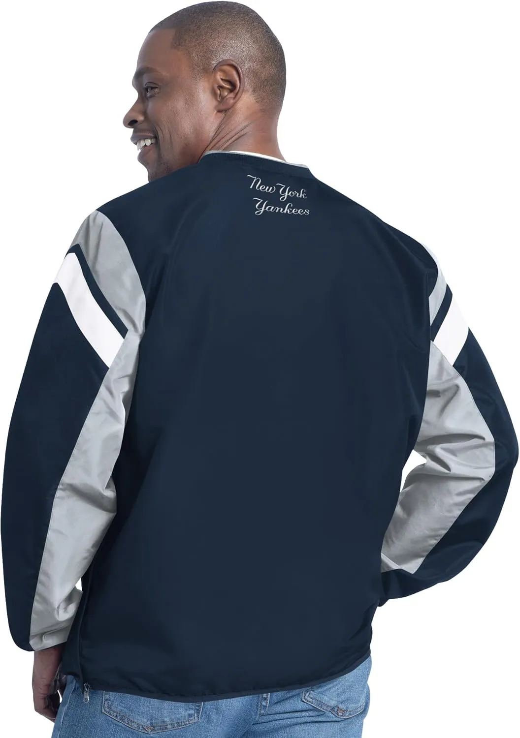 G-III Sports MLB Mens Double Coverage Pull Over Jacket